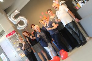 Begeisterte Besucher beim beim 5-jährigen wortreich-Jubiläum